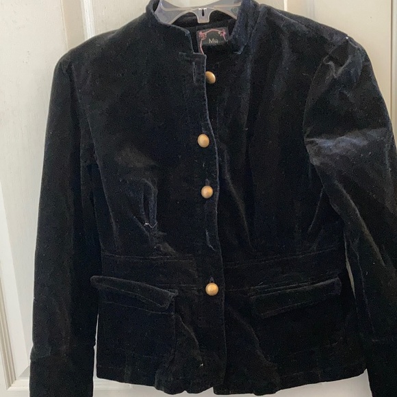 JUNIORS’ My Michelle Velvet Jacket (M) - Picture 1 of 3